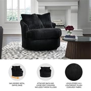 Signature Design by Ashley Furniture Gramwell Onyx Swivel Chair