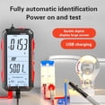 thumbnail image 2 of MultíMetro Digital 6000 Recuentos True AC/DC AmperíMetro VoltíMetro Auto Temperatura Ohm Hz Capacitancia Diodo NCV Meter, 2 of 5