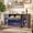 Dark Rustic Oak, variant on FlowSun 3-Side Fireplace TV Stand for up to 80'' TVs, Farmhouse Entertainment Center with 36 inch Electric Fireplace & LED Lights,Smoky Cherry