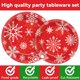 thumbnail image 4 of Juego de vajilla ZOIIWA para fiesta de Navidad, 200 piezas, desechables, 4 of 7