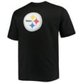 thumbnail image 2 of Men's Fanatics T.J. Watt Black Pittsburgh Steelers Big & Tall Player Name & Number T-Shirt, 2 of 3