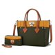 thumbnail image 1 of Bolso de mano con cartera Color-Block para mujer, 1 of 2