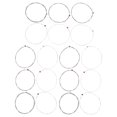 thumbnail image 3 of Cordes de Guitare en Alliage de Nickel, Cordes de Guitare Électrique 18pcs Régulières Cordes de Guitare Légère Enroulées Cordes de Guitare Électrique Conception Future, 3 of 14