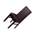 thumbnail image 2 of Bearachild Sillas sin comprometer el estilo con estas fundas para sillas Funda para silla de comedor de PU de amplia aplicación Conjuntos de muebles de sala de estar Café de encaje, 2 of 6