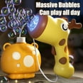 thumbnail image 6 of Deer and Puppy Design 20 Hole Backpack Bubble Blower with Colorful LED Lights for Outdoor Fun Activities, Summer Parties and Backyard Entertainment Featuring Automatic Bubble Generation, 6 of 6
