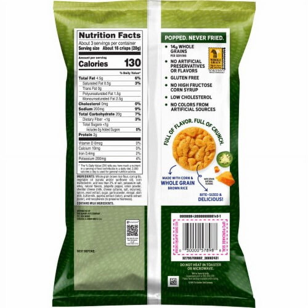 (6 pack) Quaker Rice Crisps Jalapeno Cheddar 3.03 oz