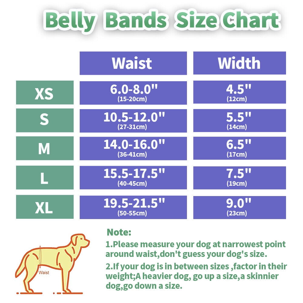 Beirui Male Dog Belly Band Reusable Washable Cotton Pet Sanitary Pants Dog Diapers Nappies Wrap XS-XL
