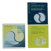 Patchology awptmbgeg6 Merry & Bright Glitter Eye Patch, White - Pack of 6