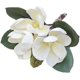 thumbnail image 1 of Leadigol 3 flores de magnolia artificial, ramo de decoración de flores de magnolia artificial de seda blanca TUNC Sencillez, 1 of 5