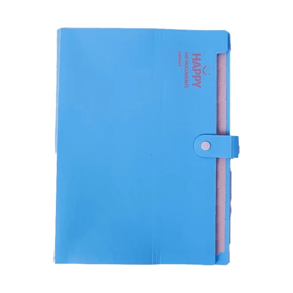 Expanding File Folders 12 Pockets Accordion File Folder A4 Paper Document Organizer Folders