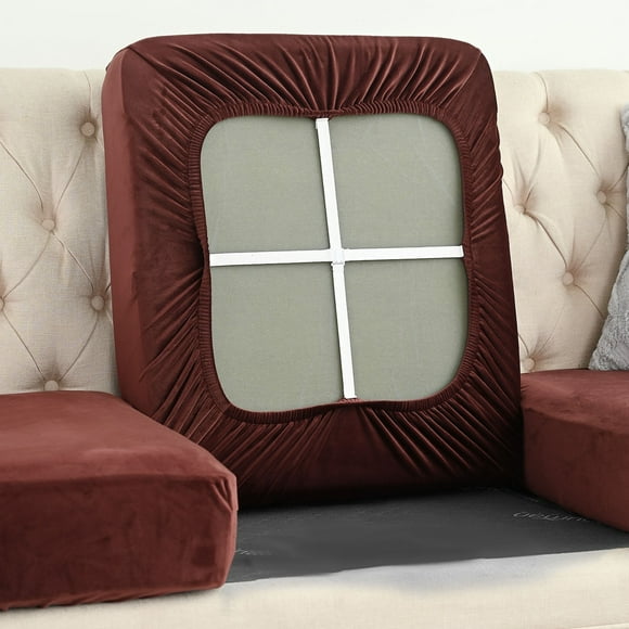 Iumwxz Housses de Chaise Style Canapé Housse de Canapé Sac Complet Chats Griffures Housse de Canapé Polyester Sac Complet Coussin de Canapé Housses de Chaise de Salle à Manger d'Été Marron Économies