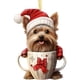thumbnail image 4 of Dachshund Christmas Ornament, Cute Dog Christmas Tree Pendant, Acrylic Hanging Decorations, Xmas Party Decor, Festive Home Decor, Wall Hanging Ornament, for Office Desk, Lightweight Acrylic, 4 of 4