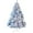Blue, variant on Marknig 6ft Snow Flocked Christmas Tree Premium Hinged Artificial Pine Tree,Unlit Xmas Tree with Metal Stand and 1000 Branch Tips Holiday Decorate, Easy to Assemble,Pink