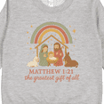 thumbnail image 3 of Inktastic Matthew 1:21 Nativity Scene the Greatest of All Toddler Sweatshirt, 3 of 4