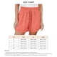 thumbnail image 5 of Pantalones cortos de pierna ancha para mujer Cordón elástico de cintura alta Color puro Pantalones cortos de verano transpirables, 5 of 5