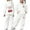 White, variant on Arlun Girls 2 Piece Outfits Sweatsuit Fashion Letter Print Pullover Hoodies Sweatshirt and Loungewear Loose Jogger Sweatpants Comfy Soft Cute Preppy Sports Kids Sets White 160