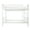 White, variant on Twin Over Twin Size Metal Bunk Bed with Built-in Ladder, Heavy Duty Bunk Bed Frame with Safety Guardrail and Slats Support, for Teens Adults, No Box Spring Needed, Black