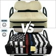thumbnail image 6 of Yuyamidu American Flag Golf Cart Seat Covers with Front Pockets Red Blue Line Golf Cart Seat Towel Blanket for Club Car Accessories, 4th of July, 6 of 8