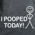 thumbnail image 3 of CafePress - I Pooped Today Women's Dark T Shirt - Women's Traditional Fit Dark T-Shirt, 3 of 4