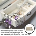 thumbnail image 2 of Organizador de joyas Wosthever Lints 54 rejillas caja de almacenamiento beige, 2 of 6