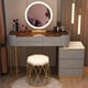 thumbnail image 1 of Accent Makeup Vanity Table With Mirror Dressing ModernTable Dressers For Bedroom Light Luxury Vanity Desk Bedroom Furniture My Lux Decor Round, 1 of 28