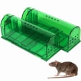 thumbnail image 2 of 4-Pack Humane Mouse Trap – Live Catch & Release Trap for Indoor/Outdoor Use, Reusable No‑Kill Rodent Trap Safe for Pets & Children, Small, 2 of 9