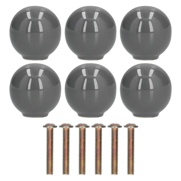 Cabinet Knobs, Modern Simple Cabinet Handles With Screws For  For Wardrobe For Drawer Furniture For Woodworking Grey