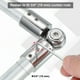 thumbnail image 4 of Conector de Varilla de Cortina de Esquina Uxcell, 2 Pcs Conector de Varilla de Cortina Ajustable para Varilla de 3/4", Plata, 4 of 7