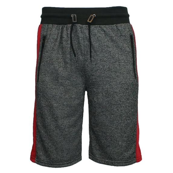 Mens French Terry Shorts With Zipper Pockets