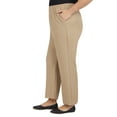 thumbnail image 5 of Alfred Dunner Women's Plus Size Solid Elastic Waist Pants, 5 of 5