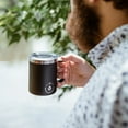 thumbnail image 2 of GROSCHE Everest Stainless Steel Coffee Mug 14oz with Lid and Handle, Black, 2 of 9