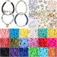 thumbnail image 1 of 4800pcs Flat Round Mer Sp Beads For Jewelry Ma Blets Diy, 1 of 5