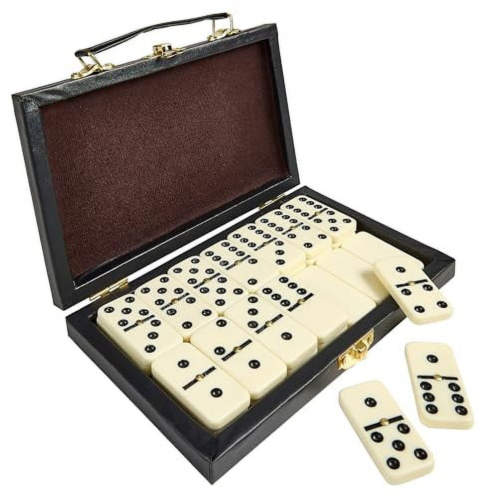 Fido 5900 2本セット Playbees Jumbo Dominoes Set for Adults - 28 Thick Tiles in Wooden