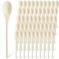 thumbnail image 1 of 50 Cucharas de Madera de 25 cm (10 Pulgadas) A Granel para Cocinar, Cucharas Largas de Madera, Cucharas para , Hornear, Mezclar y Servir., 1 of 5