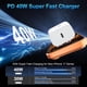 thumbnail image 2 of Cargador Rápido USB C Auorld 40W para iPhone 17 Pro Max con Cable, 2 of 7
