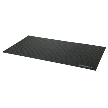 Cuisinart 65-In. x 36-In. Premium Deck and Patio Grill Mat, Black