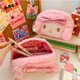 thumbnail image 3 of Estuche De Lápices Kawaii De Regreso A La Escuela Para Niñas Lindo Bolso De Cosméticos De Felpa Organizador Grande Suministros Escolares Capacidad De Estudiante Caja De Papelería, 3 of 4