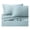 Blue, variant on Silky-Soft Viscose from Bamboo-Cotton , Twin Extra Long XL 3PC Bed Sheets Set, Grey