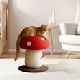 thumbnail image 2 of Rope Cat Scratching Board Indoor Play Stress With Function Suitable For Cat Exercise In Family Living Rooms Natural Brown Red Color, 2 of 3