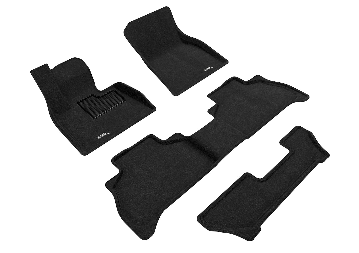 "3D MAXpider AllWeather Custom Fit Floor Liners for BMW X5 7Seater