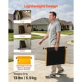 thumbnail image 4 of VEVOR Threshold Ramp for Doorways, 26.4 x 31.9 in, Platform Aluminum Wheelchair Ramp with Adjustable Height, Non-Slip Door Threshold Ramps, 400 lbs Load Capacity, 4 of 9