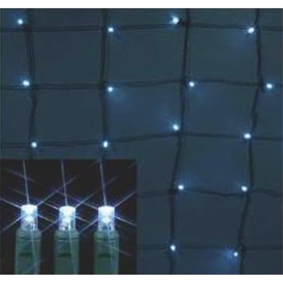 J Hofert LED Net Light Set M5 - Clear, Energy Efficient - 70 Bulbs, 4 Ft x 4 Ft