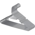 thumbnail image 1 of Ganchos para Ropa Atmos Homeware 100 Ganchos de plástico Premium Color plata, 1 of 9