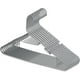 thumbnail image 1 of Ganchos para Ropa Atmos Homeware 100 Ganchos de plástico Premium Color plata, 1 of 9