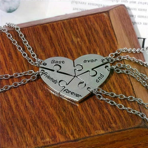 Ensemble de 5 Pcs Collier Pendentif Meilleure Amie Pentagramme Collier d'Amitié pour Femmes Collier Meilleure Amie Bff Bijou d'Amitié Cadeau