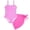 Pink, variant on Girls Swimsuit Quick Dry Cut Out One Piece Bathing Suit Adjustable Straps Swimwear with Cover Up Skirt Size 7-14