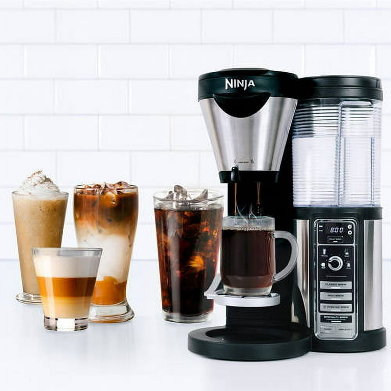 Ninja Coffee Bar Brewer CF080W with Glass Carafe Stainless Steel Black  Tested