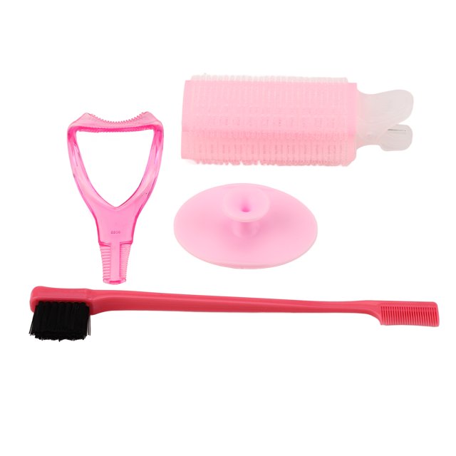Pinza para rodillo de pelo NikouMX Juego de brochas de 4 piezas aplicador de protector de máscara