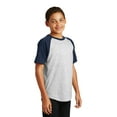 thumbnail image 4 of Sport-Tek YT201 Youth Short Sleeve Colorblock Raglan Jersey, 4 of 6