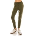thumbnail image 2 of Women's Juniors Light Weighted French Terry Jogger Pants Drawstring Sleep Lounge Sweat Pants, 2 of 3